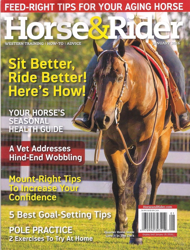 N'Dura Hoof featured in Horse and Rider January 2016